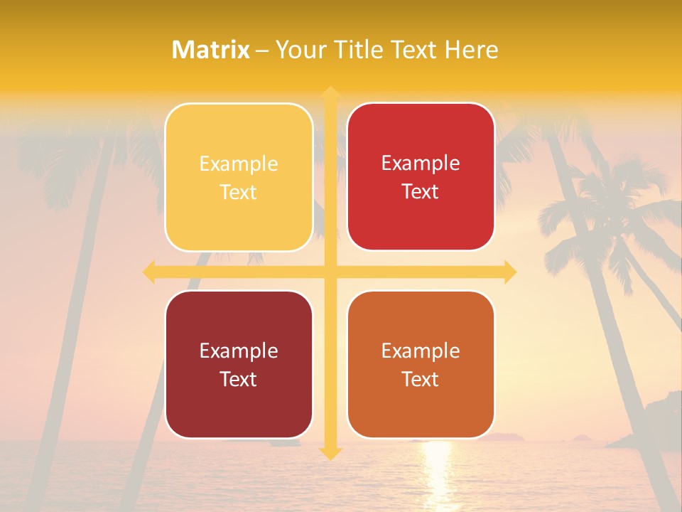 Beautiful Recreation Orange PowerPoint Template