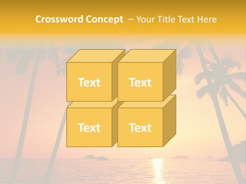 Beautiful Recreation Orange PowerPoint Template