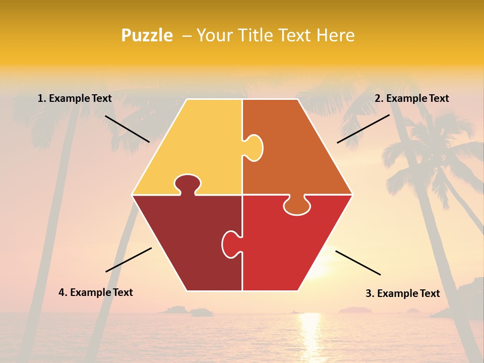 Beautiful Recreation Orange PowerPoint Template