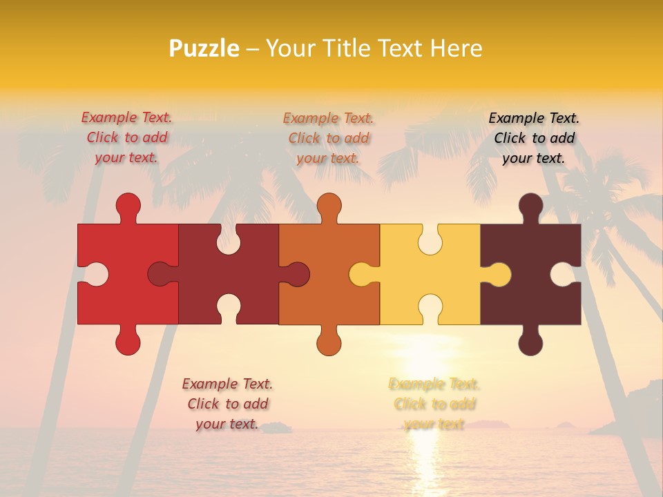 Beautiful Recreation Orange PowerPoint Template