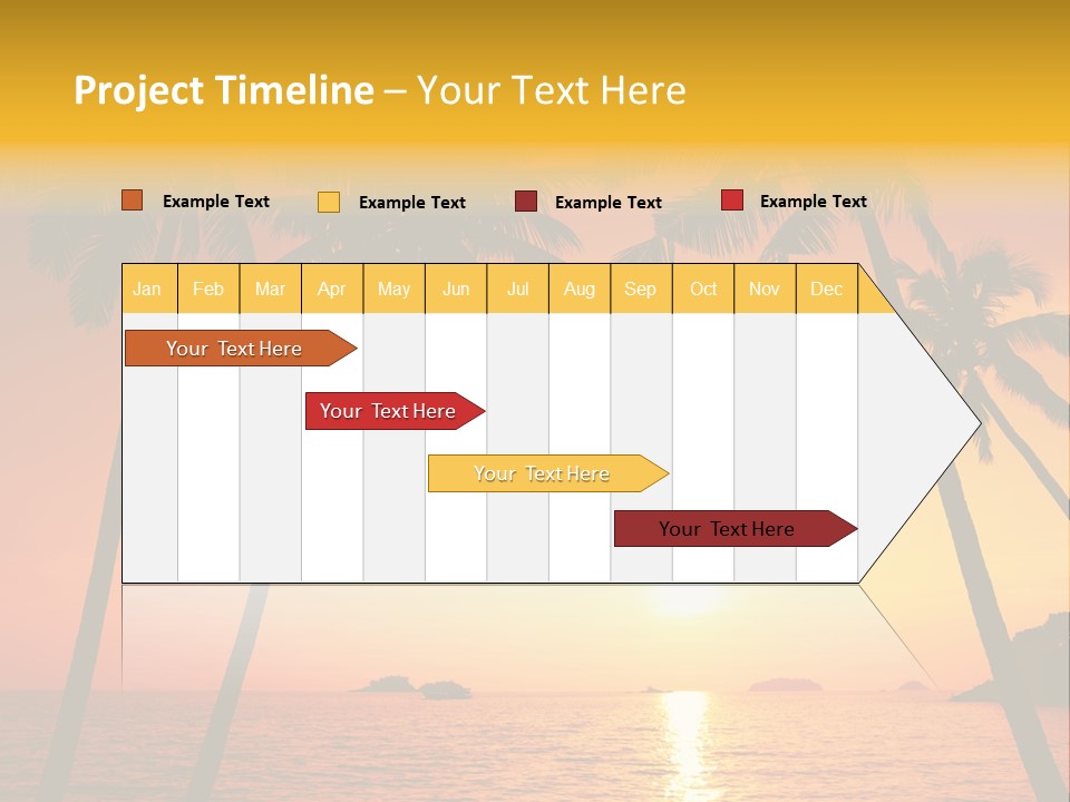 Beautiful Recreation Orange PowerPoint Template