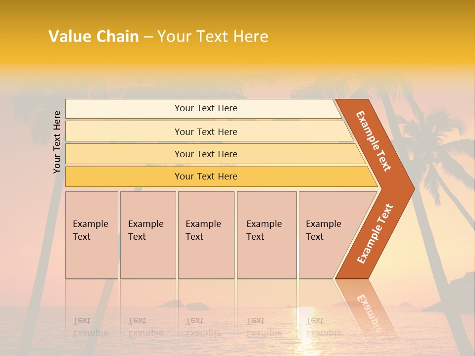 Beautiful Recreation Orange PowerPoint Template