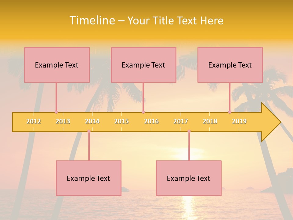 Beautiful Recreation Orange PowerPoint Template