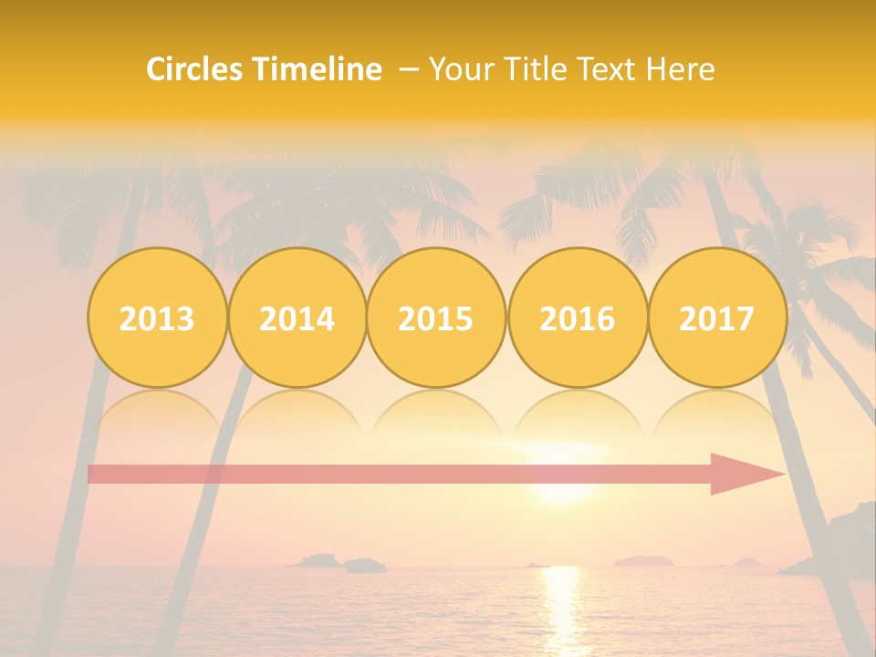 Beautiful Recreation Orange PowerPoint Template