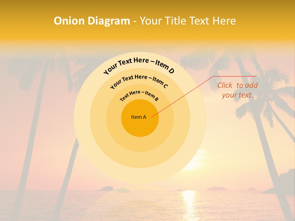 Beautiful Recreation Orange PowerPoint Template