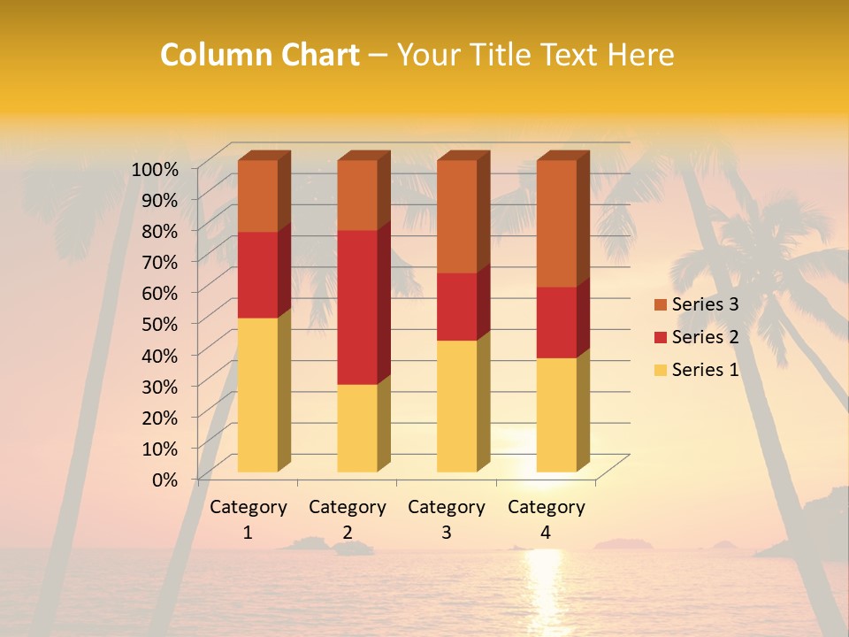 Beautiful Recreation Orange PowerPoint Template