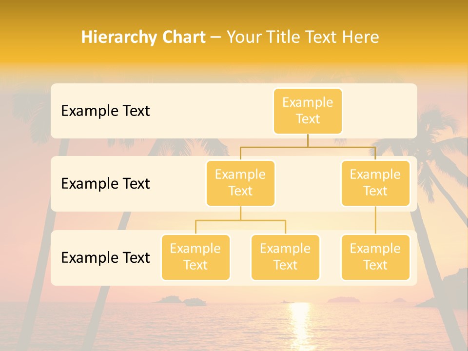 Beautiful Recreation Orange PowerPoint Template
