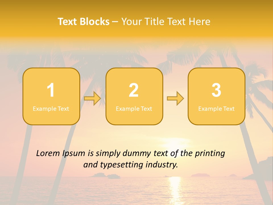 Beautiful Recreation Orange PowerPoint Template