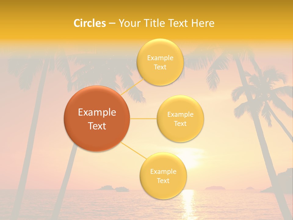 Beautiful Recreation Orange PowerPoint Template