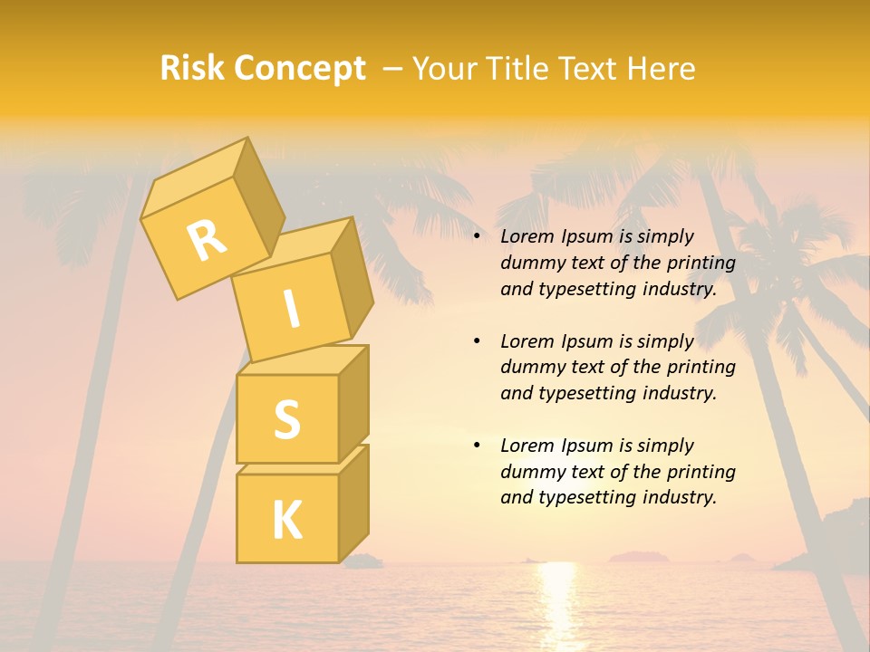 Beautiful Recreation Orange PowerPoint Template