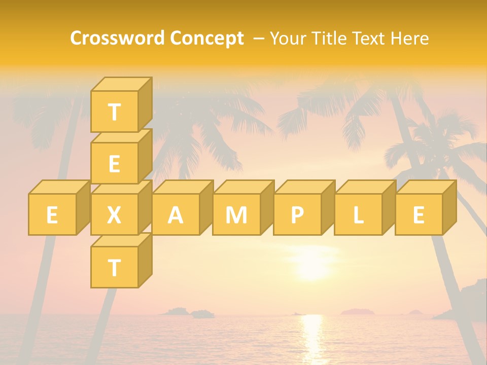 Beautiful Recreation Orange PowerPoint Template