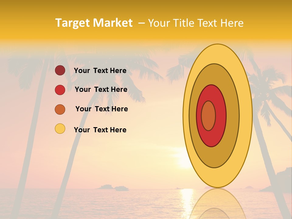 Beautiful Recreation Orange PowerPoint Template