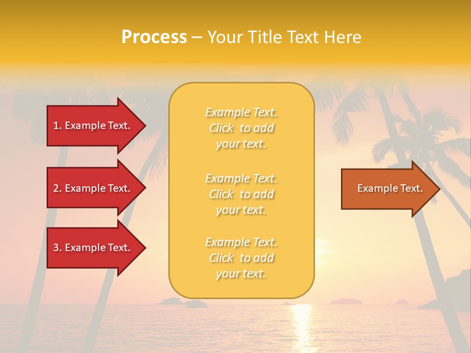 Beautiful Recreation Orange PowerPoint Template