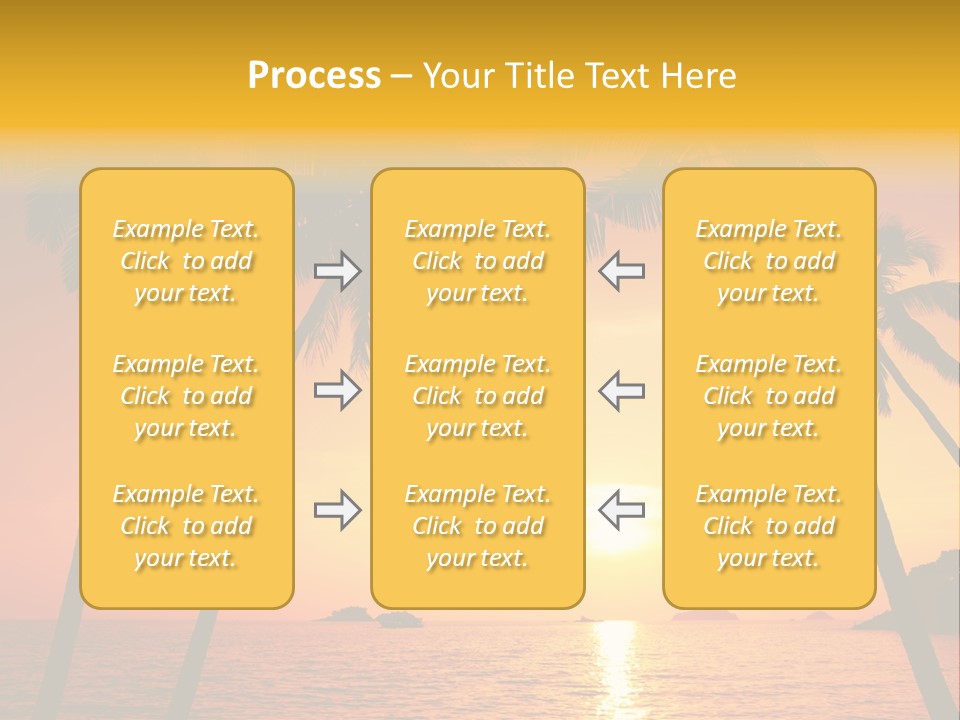 Beautiful Recreation Orange PowerPoint Template