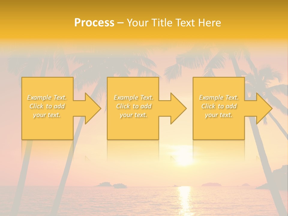 Beautiful Recreation Orange PowerPoint Template