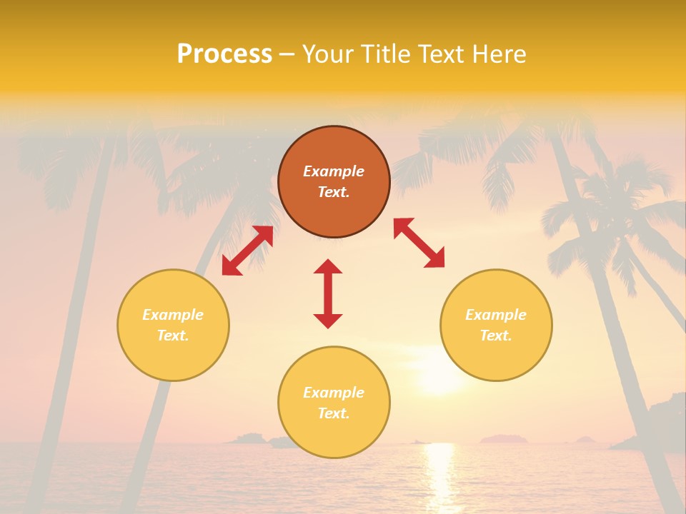 Beautiful Recreation Orange PowerPoint Template