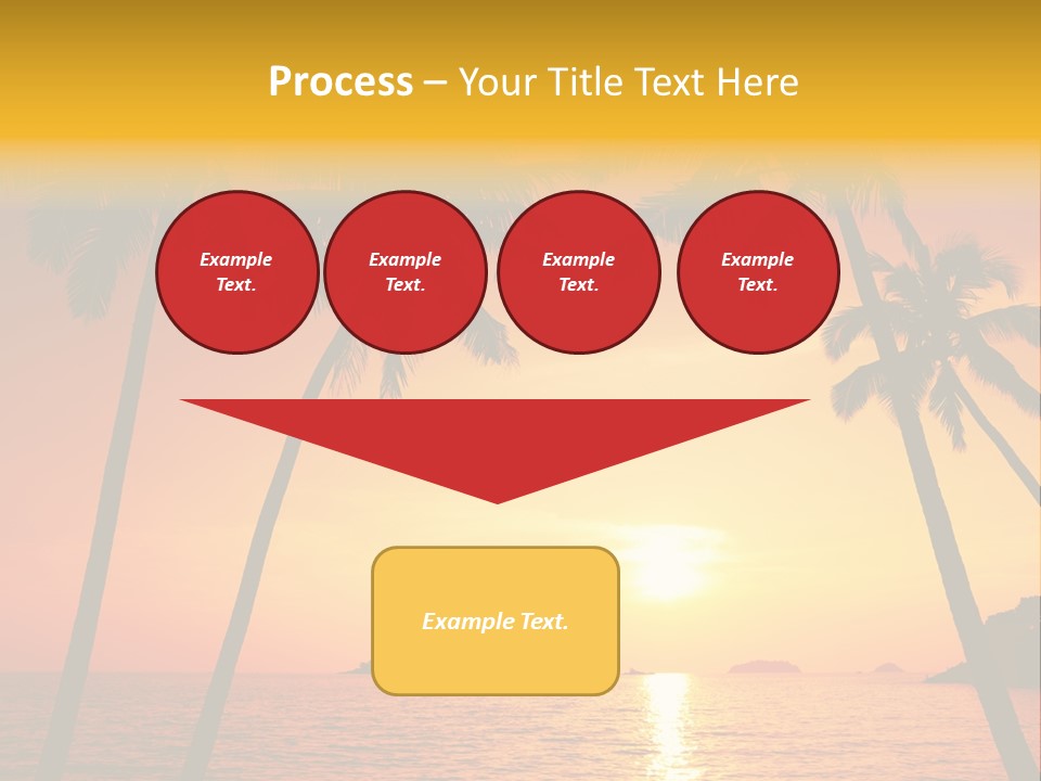 Beautiful Recreation Orange PowerPoint Template