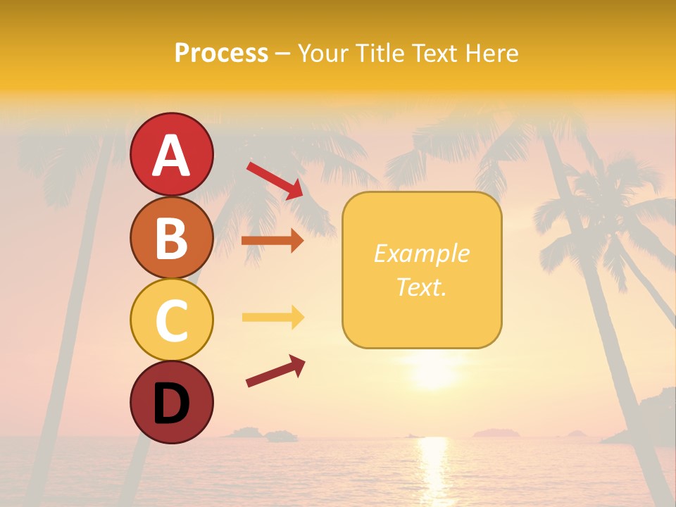 Beautiful Recreation Orange PowerPoint Template