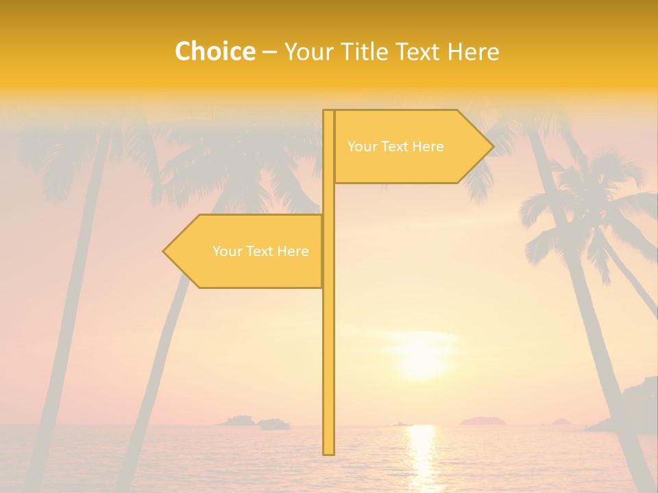 Beautiful Recreation Orange PowerPoint Template