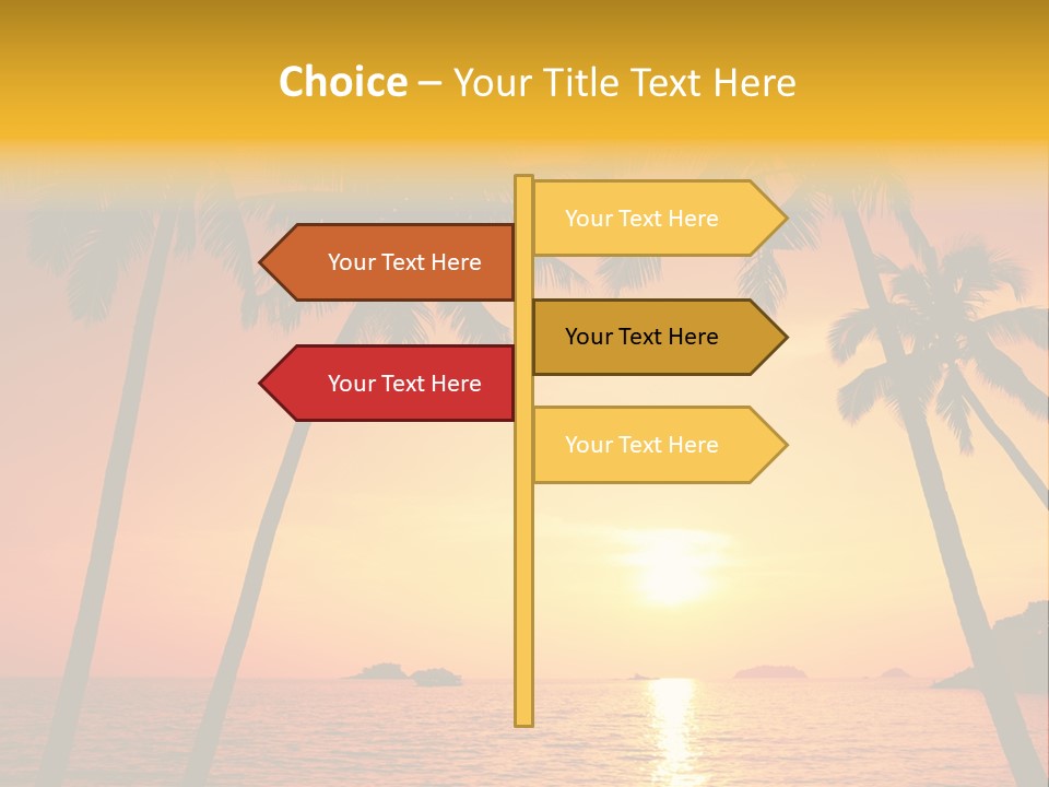 Beautiful Recreation Orange PowerPoint Template