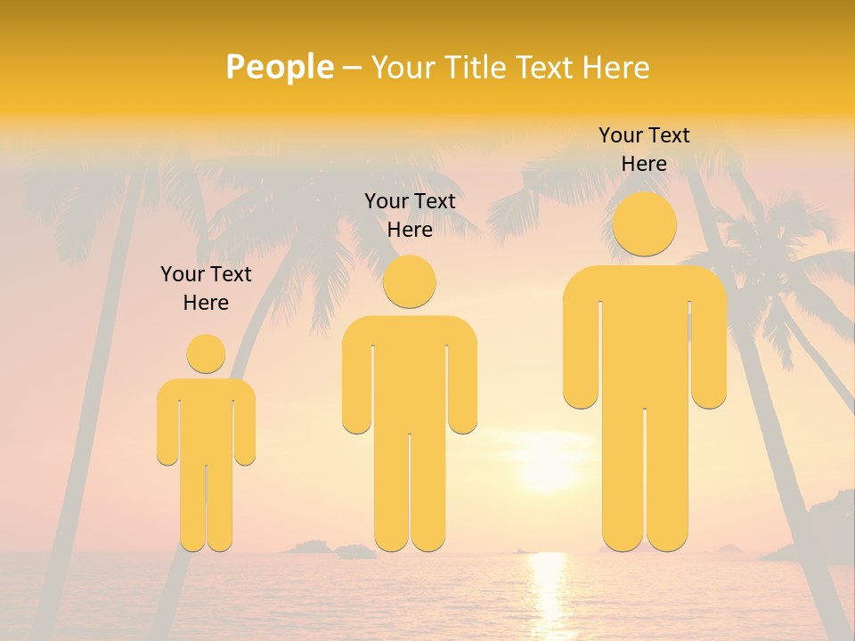 Beautiful Recreation Orange PowerPoint Template