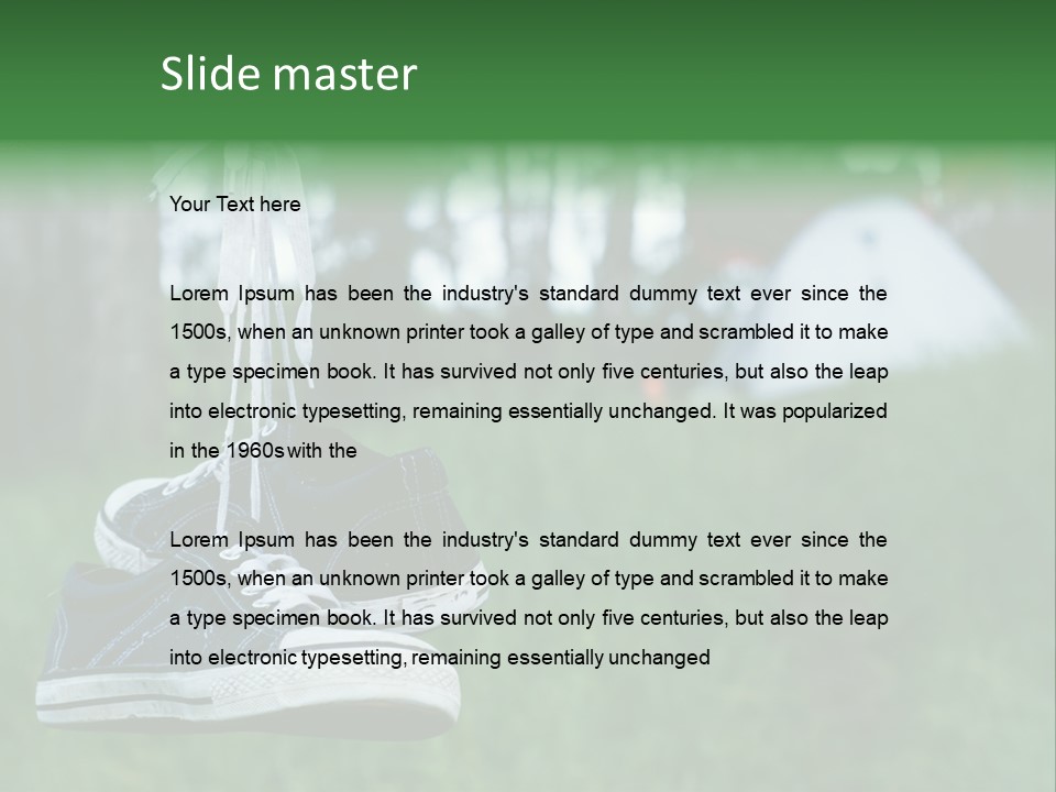 Active Nobody Scenics PowerPoint Template