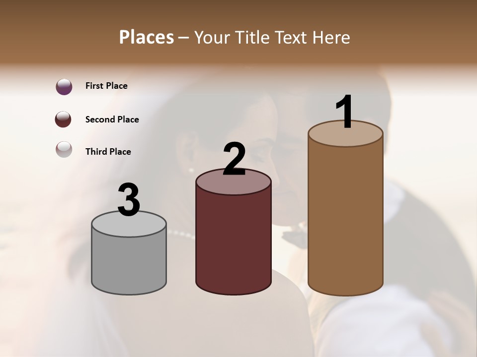 Togetherness Wife Portrait PowerPoint Template