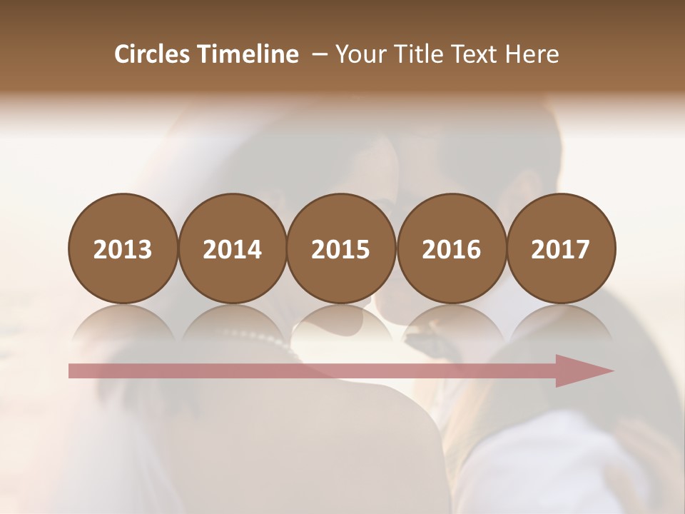 Togetherness Wife Portrait PowerPoint Template