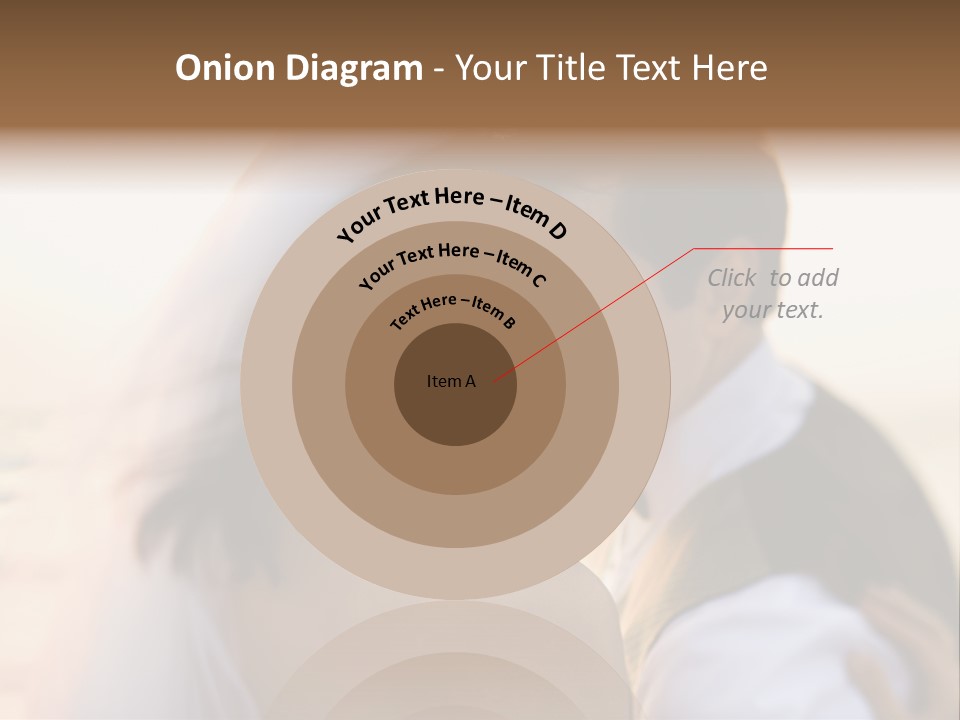 Togetherness Wife Portrait PowerPoint Template