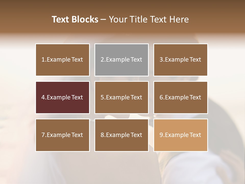 Togetherness Wife Portrait PowerPoint Template