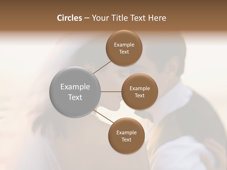 Togetherness Wife Portrait PowerPoint Template