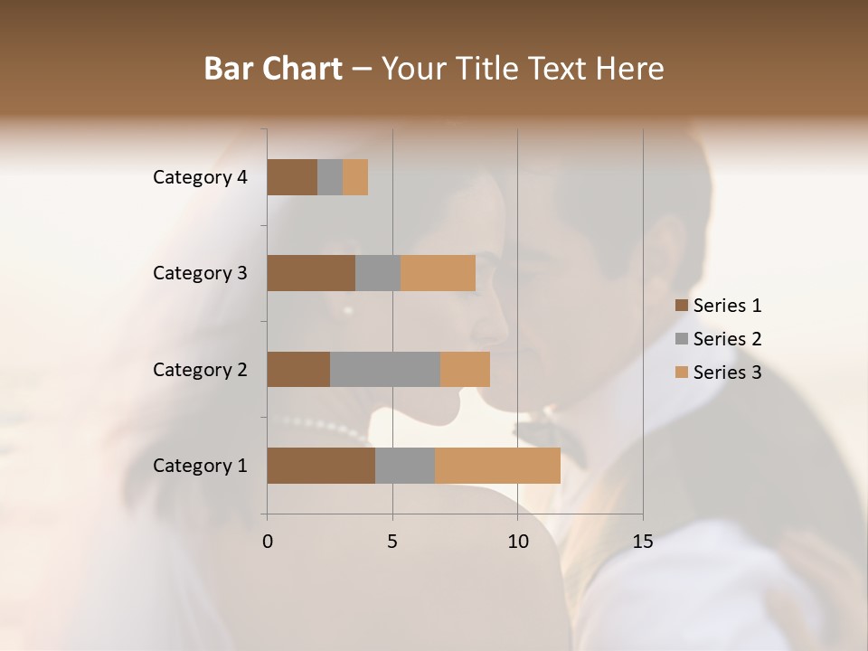 Togetherness Wife Portrait PowerPoint Template