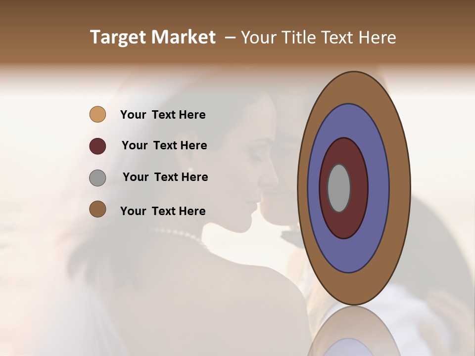 Togetherness Wife Portrait PowerPoint Template