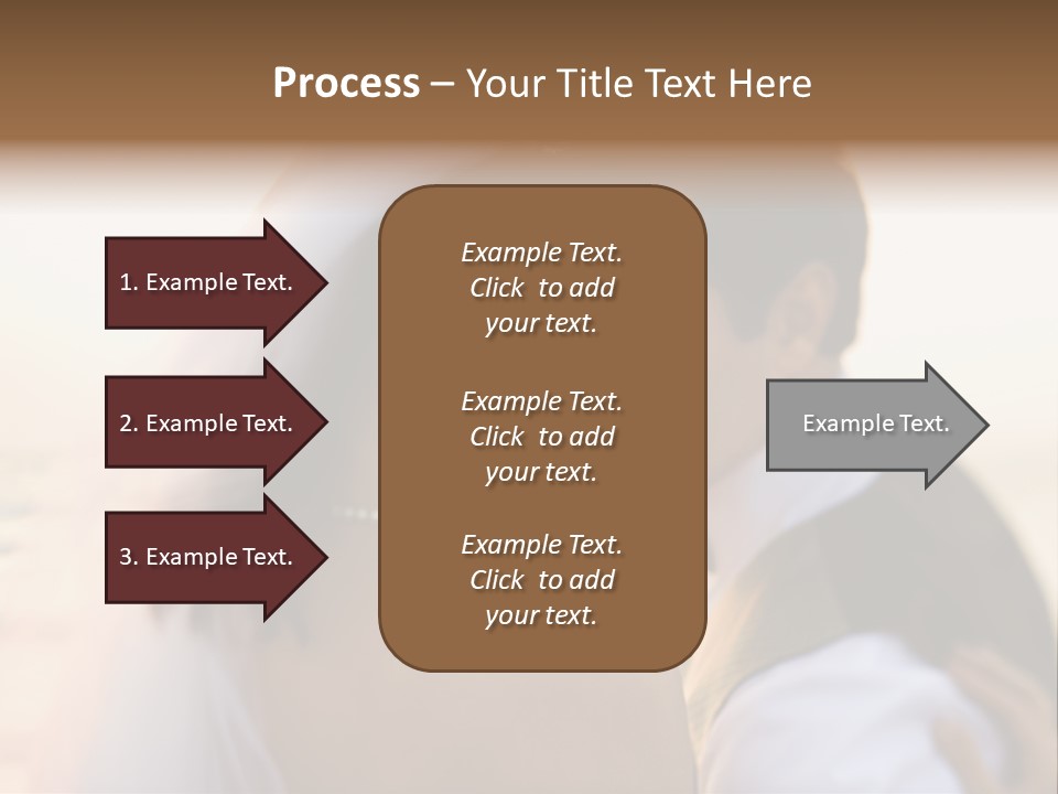 Togetherness Wife Portrait PowerPoint Template