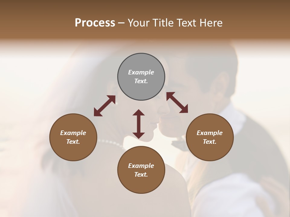Togetherness Wife Portrait PowerPoint Template