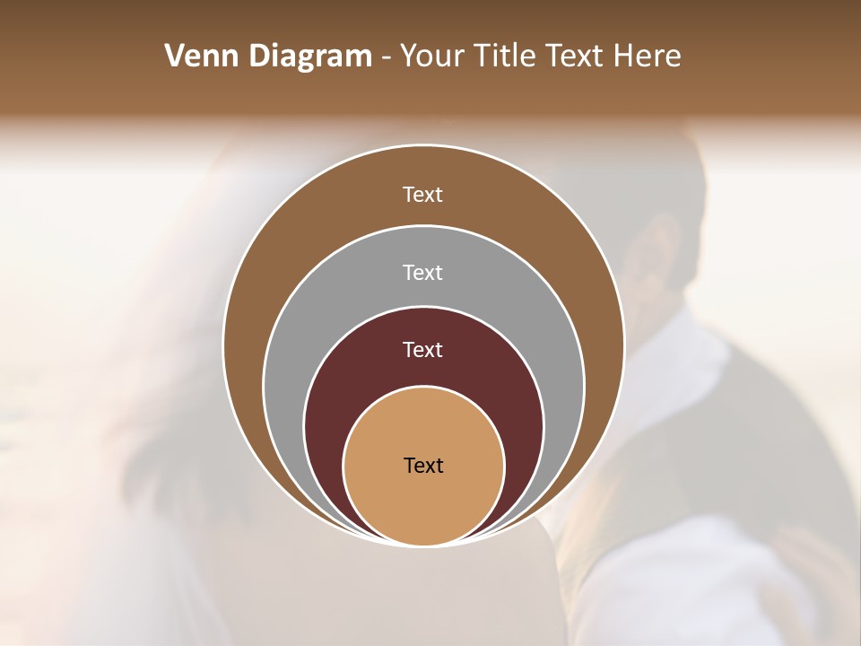 Togetherness Wife Portrait PowerPoint Template