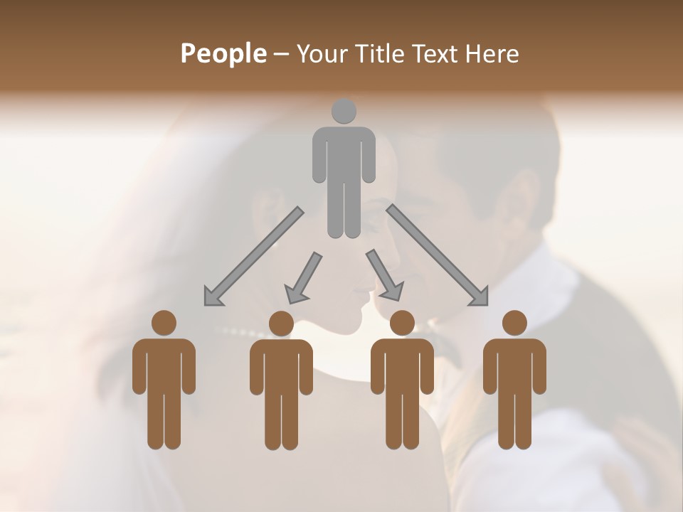 Togetherness Wife Portrait PowerPoint Template