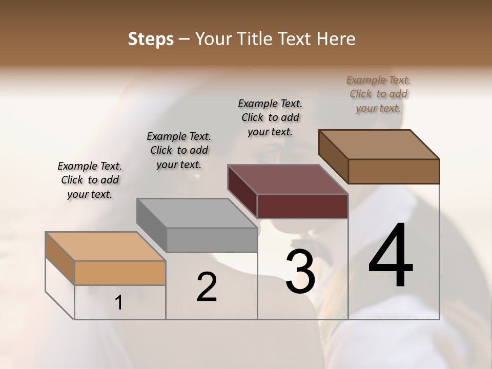 Togetherness Wife Portrait PowerPoint Template