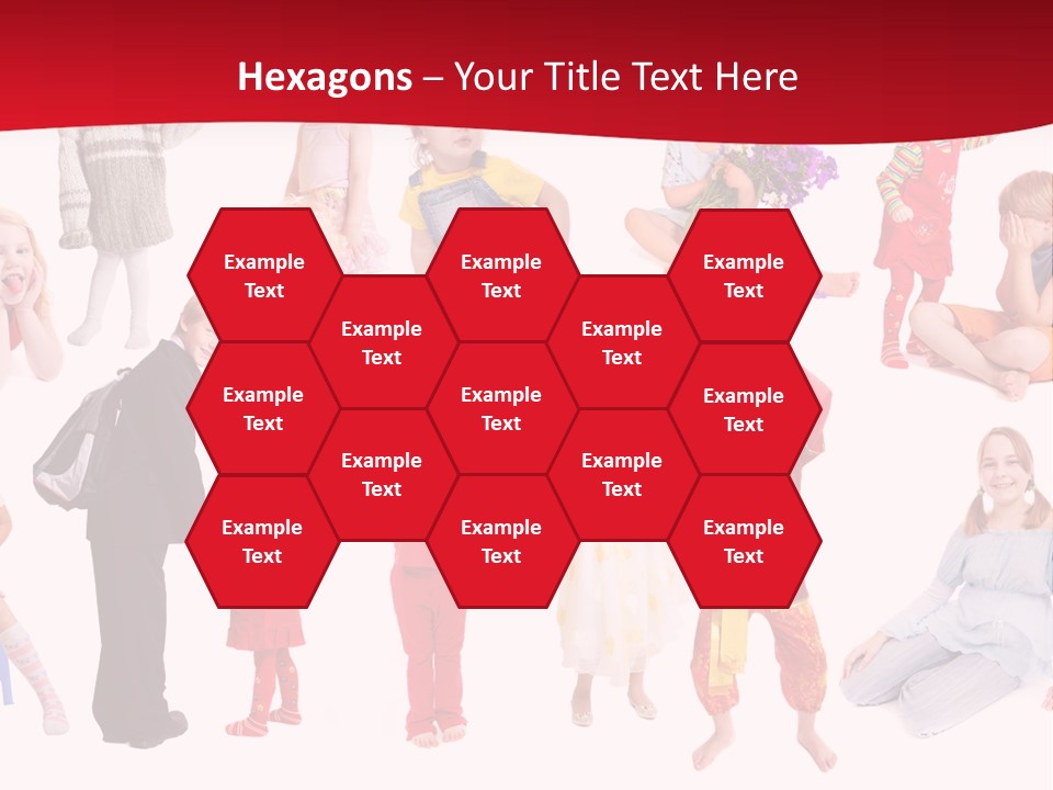 Blond Toy Happy PowerPoint Template