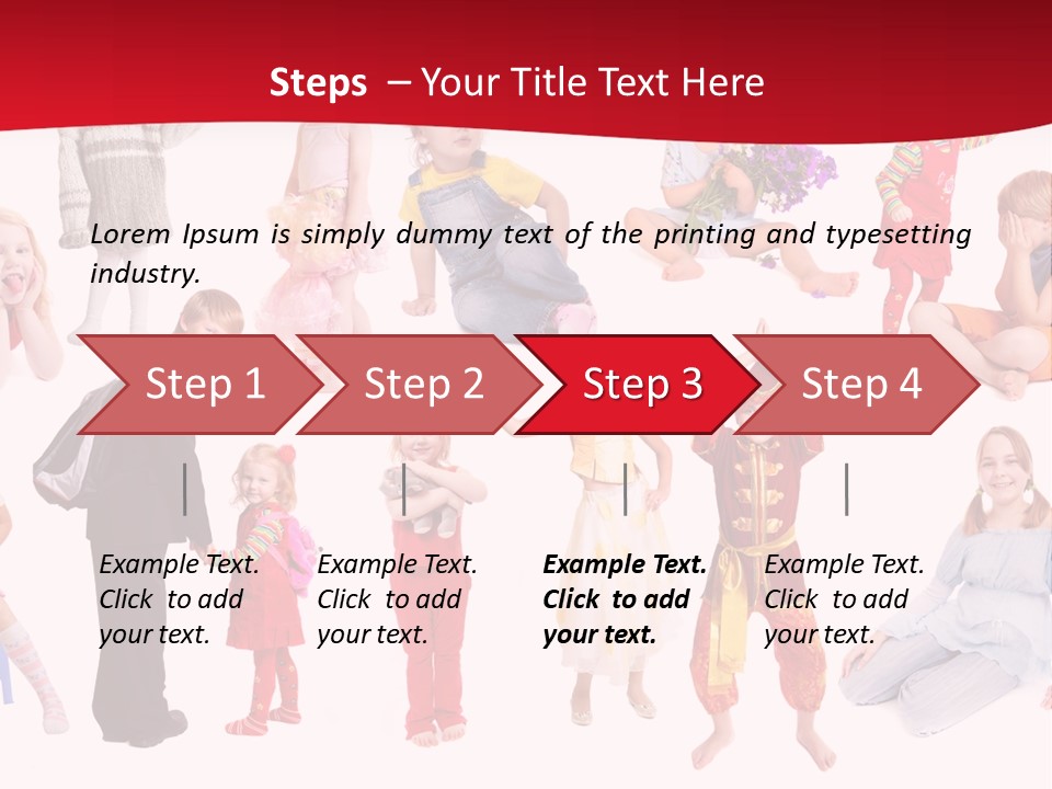 Blond Toy Happy PowerPoint Template