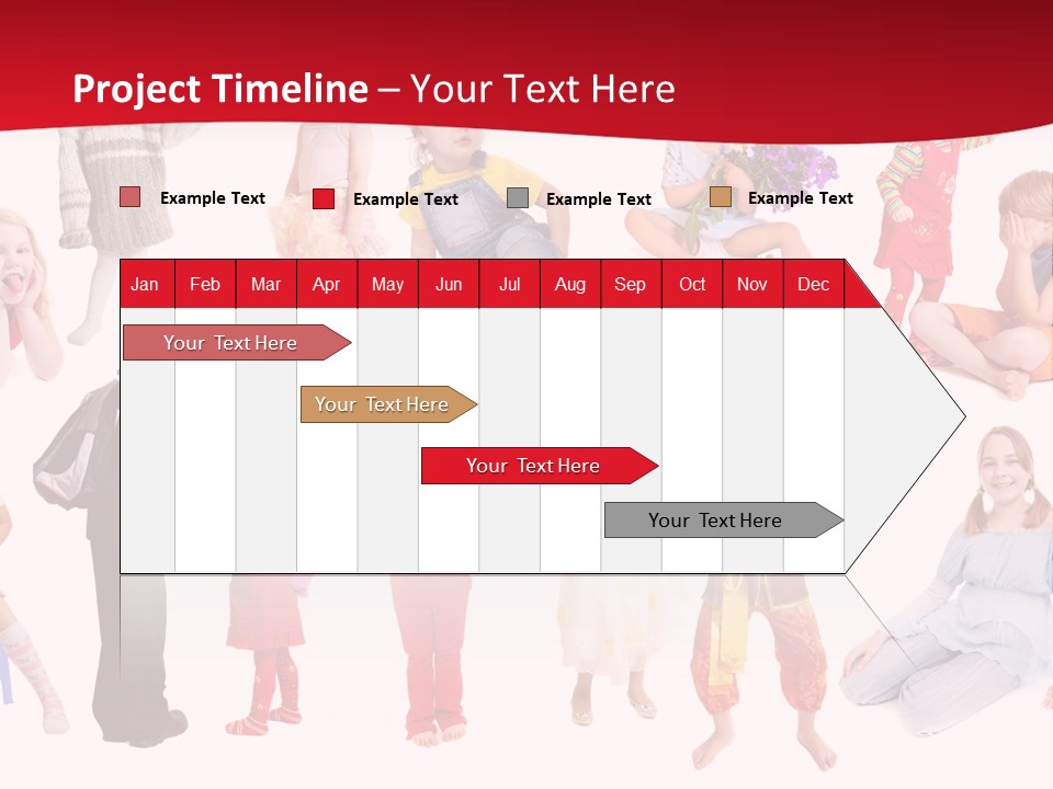 Blond Toy Happy PowerPoint Template