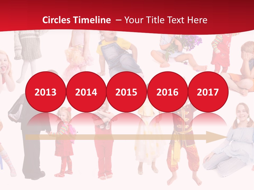 Blond Toy Happy PowerPoint Template