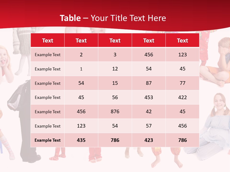 Blond Toy Happy PowerPoint Template