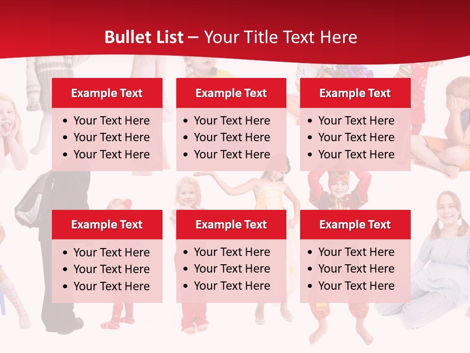 Blond Toy Happy PowerPoint Template