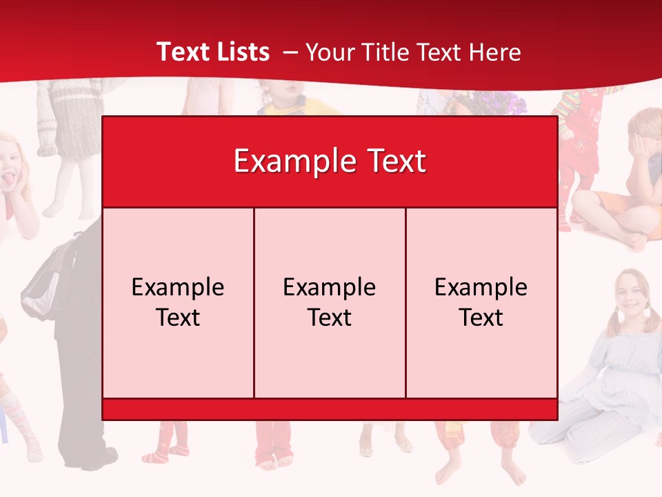 Blond Toy Happy PowerPoint Template