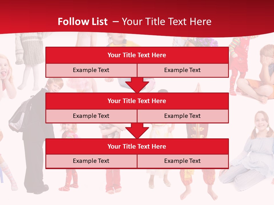 Blond Toy Happy PowerPoint Template