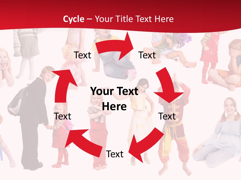 Blond Toy Happy PowerPoint Template