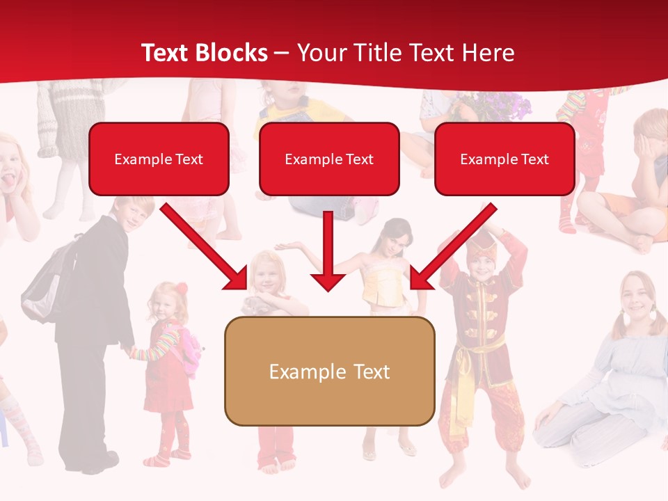 Blond Toy Happy PowerPoint Template