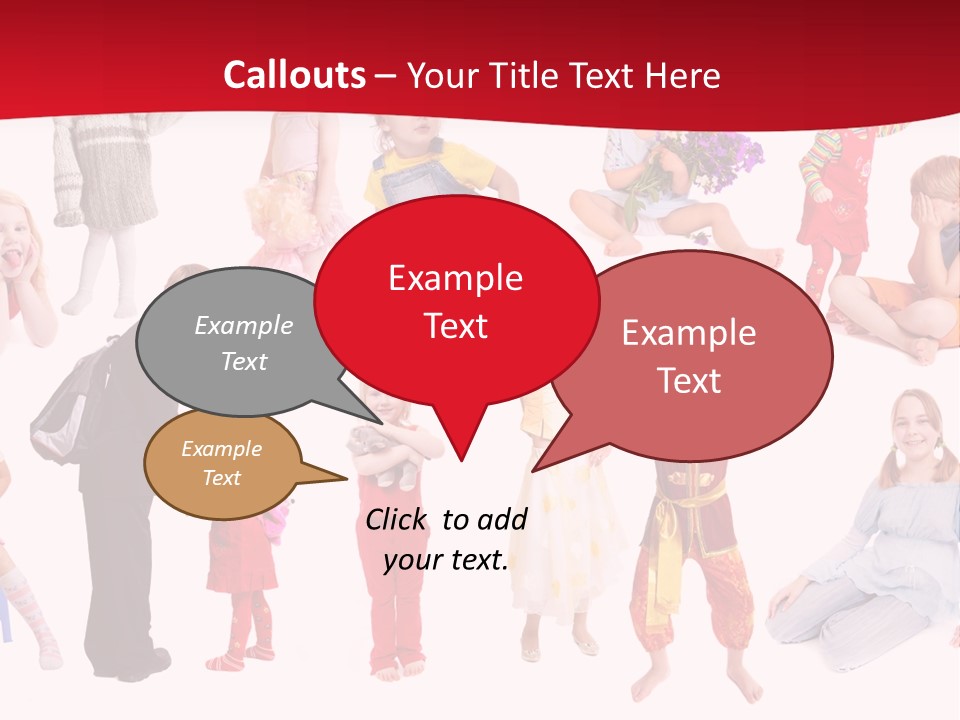 Blond Toy Happy PowerPoint Template