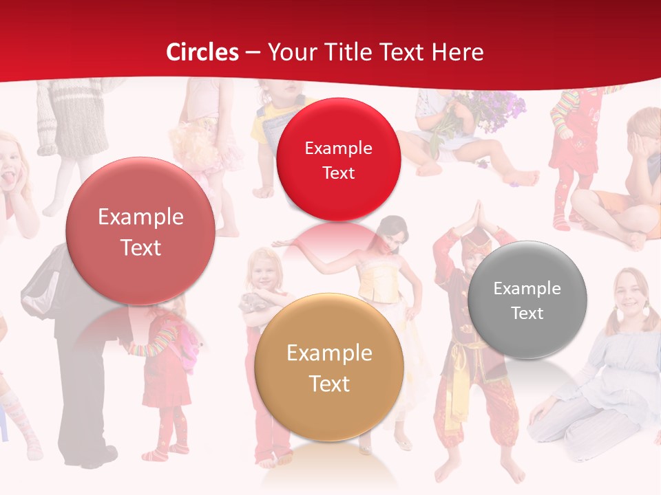 Blond Toy Happy PowerPoint Template